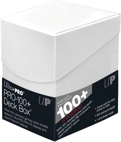 Photo de Rangement pour Cartes - Deck Box Eclipse Pro 100+ (Blanc)