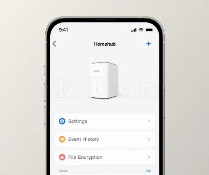 Photo de Reolink Centre de sécurité sans fil avec stockage local crypté et gestion multi-appareils