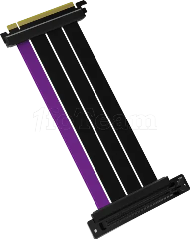 Photo de Riser PCIe 4.0 16X Cooler Master MasterAccessory 20cm (Noir/Violet)