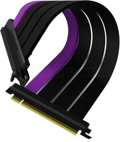 Photo de Riser PCIe 4.0 16X Cooler Master MasterAccessory 30cm (Noir/Violet)