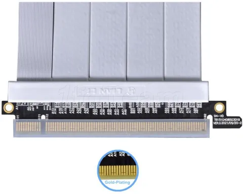 Photo de Riser PCIe 4.0 16X Lian Li 60cm (Blanc)