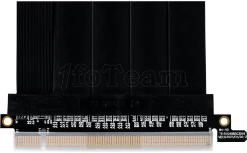 Photo de Riser PCIe 4.0 16X Lian Li 90cm (Noir)