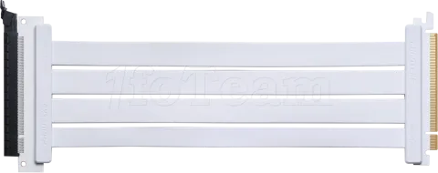 Photo de Riser PCIe 4.0 16X Phanteks Flatline 180° 30cm (Blanc)