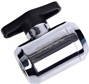 Photo de Robinet double pour G1/4 Alphacool Eiszapfen (Argent)