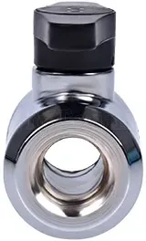 Photo de Robinet double pour G1/4 Alphacool Eiszapfen (Argent)