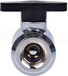 Photo de Robinet double pour G1/4 Alphacool Eiszapfen (Argent)