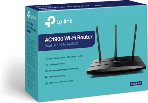 Photo de Routeur WiFi TP-Link Archer A8 (AC1900)