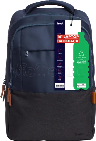 Photo de Sac à Dos Ordinateur portable Trust Lisboa 16"max (Bleu)