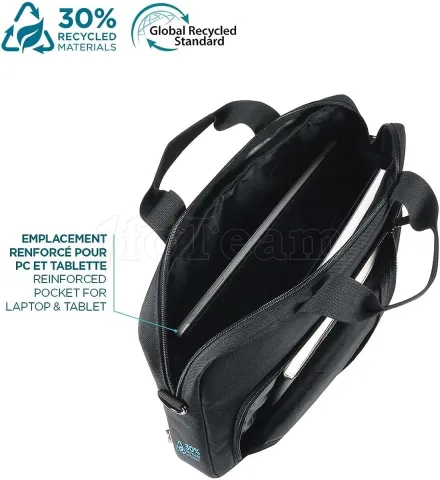 Photo de Sacoche Ordinateur Portable Mobilis TheOne Basic 17"max (Noir)