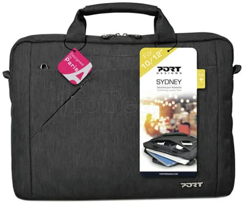 Photo de Sacoche Ordinateur Portable Port Designs Sydney 12"max (Noir)