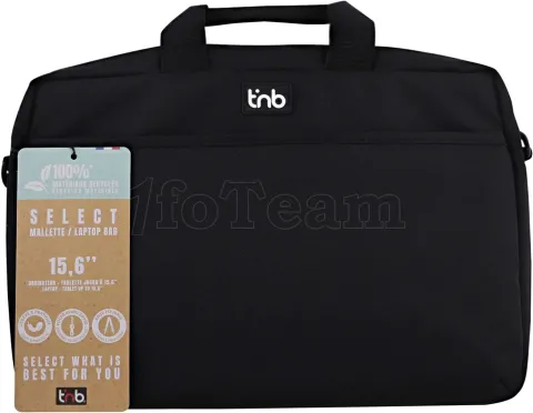 Photo de Sacoche Ordinateur Portable T'nB Select 15"max (Noir)