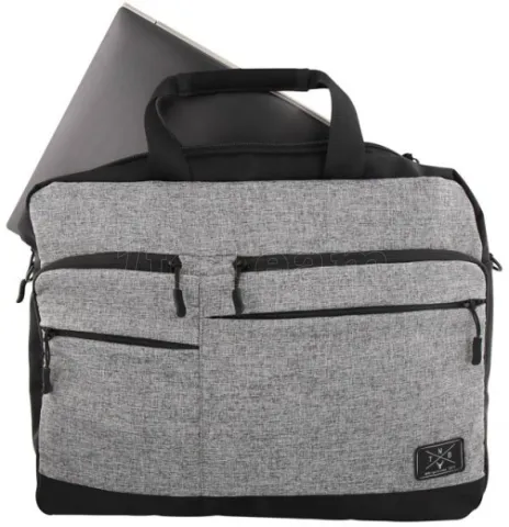 Photo de Sacoche Ordinateur Portable T'nB Wild 15,6"max (Gris)