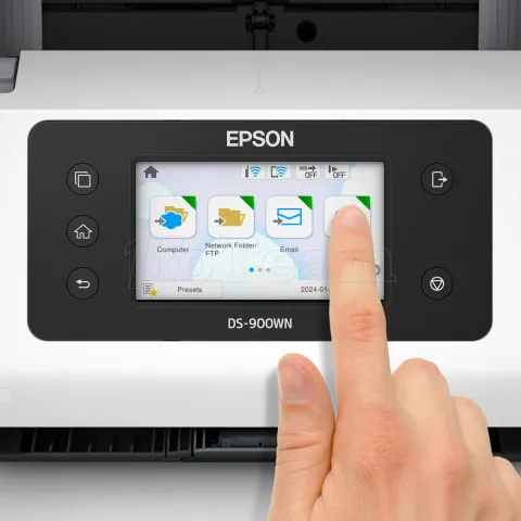 Photo de Scanner Epson WorkForce DS-900WN (Blanc)