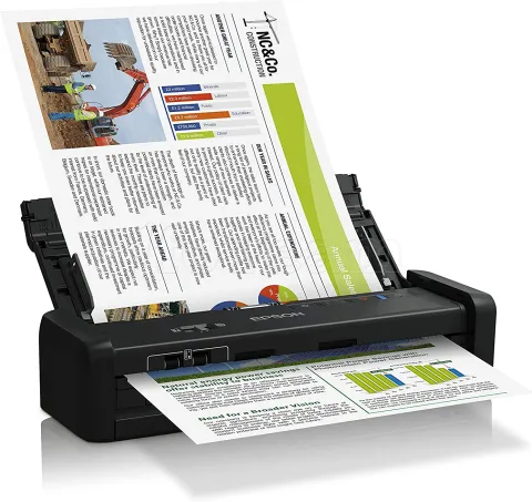 Photo de Scanner portable Epson WorkForce DS-360W avec batterie