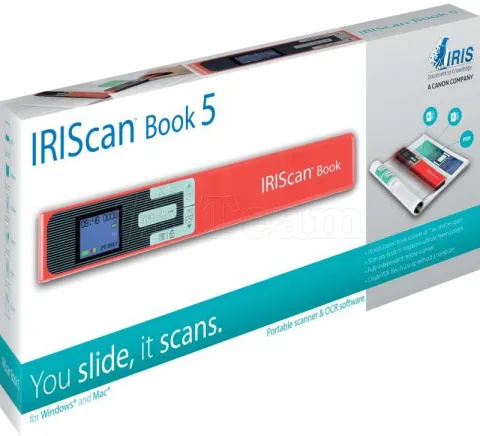 Photo de Scanner portable IRIScan Book 5 (Rouge)