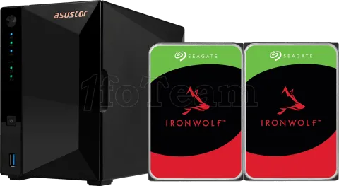 Photo de Serveur NAS Asustor Drivestor 2 Pro Gen2 AS-3302T - 16To (2x8To) Seagate Ironwolf