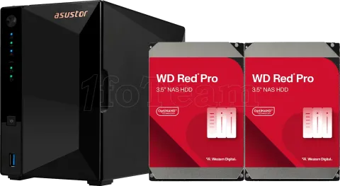 Photo de Serveur NAS Asustor Drivestor 2 Pro Gen2 AS-3302T - 16To (2x8To) WD Red Pro