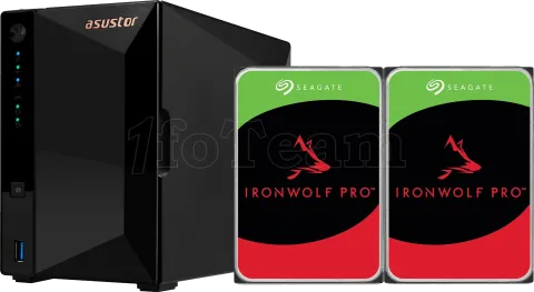 Photo de Serveur NAS Asustor Drivestor 2 Pro Gen2 AS-3302T - 8To (2x4To) Seagate Ironwolf Pro