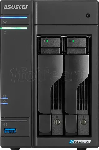 Photo de Serveur NAS Asustor Lockerstor 2 AS-6602T - 2 baies (Noir)