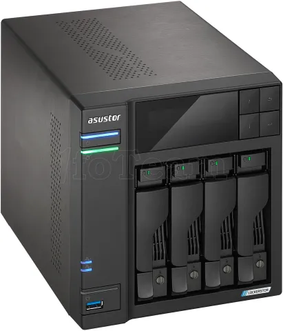 Photo de Serveur NAS Asustor Lockerstor 4 Gen2 AS-6704T v2 - 4 baies (Noir)