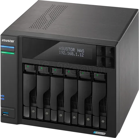 Photo de Serveur NAS Asustor Lockerstor 6 Gen2 AS-6706T - 6 baies (Noir)