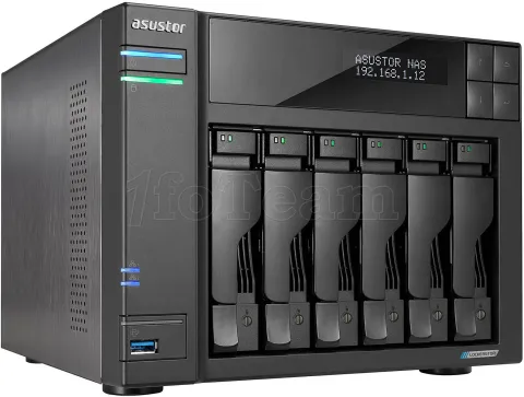 Photo de Serveur NAS Asustor Lockerstor 6 Gen2 AS-6706T v2 - 6 baies (Noir)