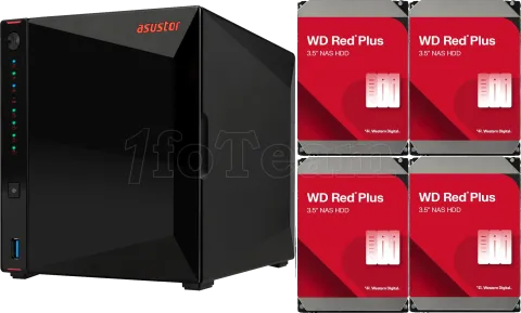 Photo de Serveur NAS Asustor Nimbustor 4 AS-5304T - 16To (4x4To) WD Red Plus