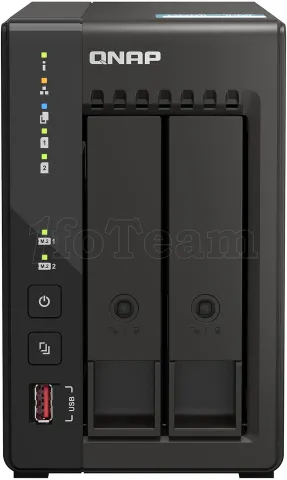 Photo de Serveur NAS Qnap TS-253E 8Go - 2 baies (Noir)