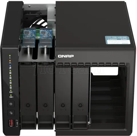 Photo de Serveur NAS Qnap TS-453E 8Go - 4 baies (Noir)