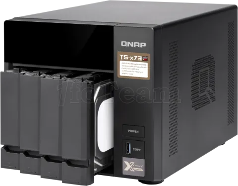 Photo de Serveur NAS Qnap TS-473 8Go - 4 baies (Noir)