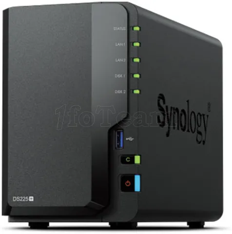 Photo de Serveur NAS Synology Diskstation DS225+ - 2 baies