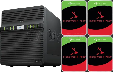 Photo de Serveur NAS Synology DiskStation DS423 - 16To (4x4To) Seagate Ironwolf Pro