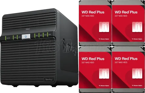 Photo de Serveur NAS Synology DiskStation DS423 - 16To (4x4To) WD Red Plus