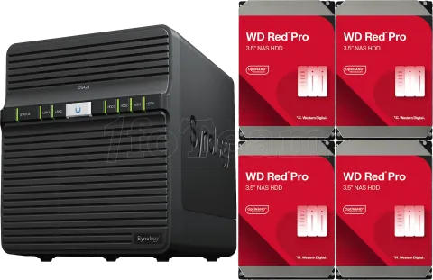 Photo de Serveur NAS Synology DiskStation DS423 - 8To (4x2To) WD Red Pro