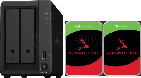 Photo de Serveur NAS Synology DiskStation DS723+ - 2x8To Seagate Ironwolf Pro