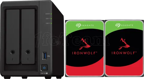 Photo de Serveur NAS Synology DiskStation DS723+ - 2x8To Seagate Ironwolf