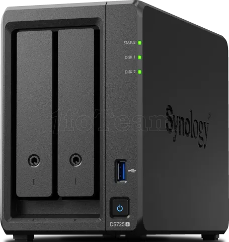 Photo de Serveur NAS Synology Diskstation DS725+ - 2 baies