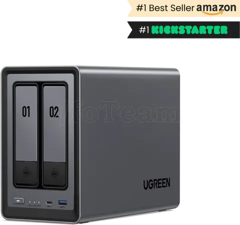 Photo de Serveur NAS Ugreen DXP2800 - 2 baies (Noir)