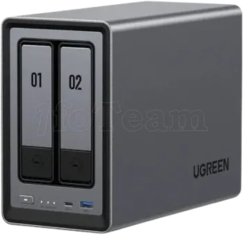Photo de Serveur NAS Ugreen DXP2800 - 2 baies (Noir)