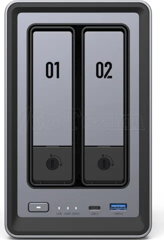 Photo de Serveur NAS Ugreen DXP2800 - 2 baies (Noir)