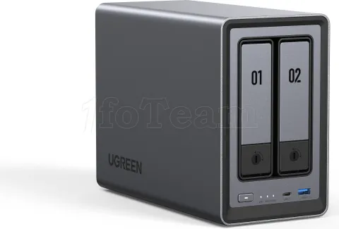 Photo de Serveur NAS Ugreen DXP2800 - 2 baies (Noir)