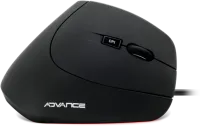 Photo de Souris filaire ergonomique Advance Vertical Plus (Noir)