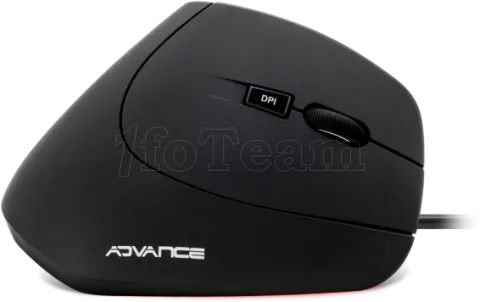 Photo de Souris filaire ergonomique Advance Vertical Plus (Noir)