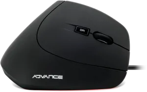 Photo de Souris filaire ergonomique Advance Vertical Plus (Noir)