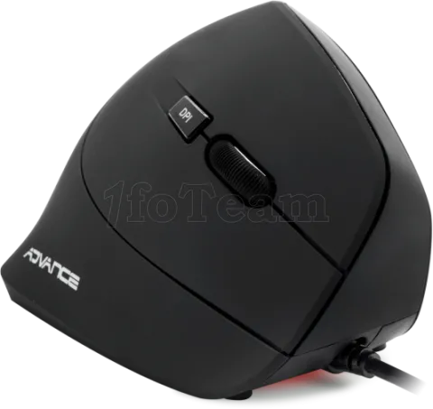 Photo de Souris filaire ergonomique Advance Vertical Plus (Noir)