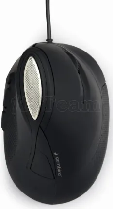 Photo de Souris filaire ergonomique Gembird MUS-ERGO-03 (Noir)