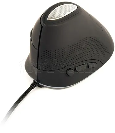 Photo de Souris filaire ergonomique Gembird MUS-ERGO-03 (Noir)