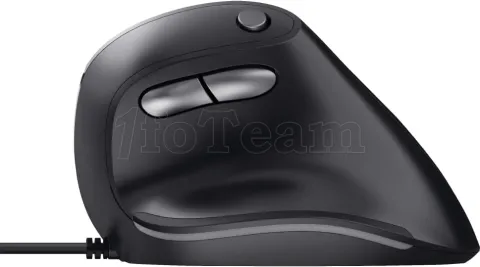 Photo de Souris filaire ergonomique Trust Verticale pour droitier Bayo (Noir)