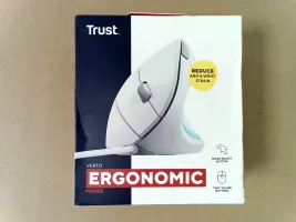 Photo de Souris filaire ergonomique Trust Verto (Blanc)  - SN 25062002030 - ID 223430