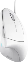 Photo de Souris filaire ergonomique Trust Verto (Blanc)